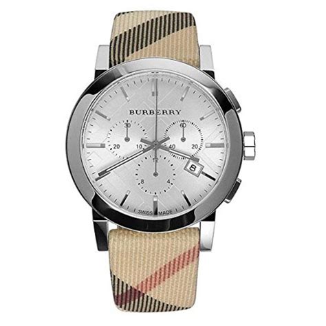 burberry mens leather watch|burberry swiss made watch price.